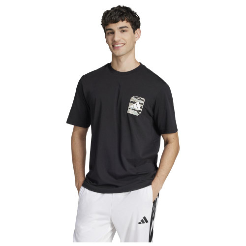Adidas Ανδρική κοντομάνικη μπλούζα Camo Woven Graphic Tee